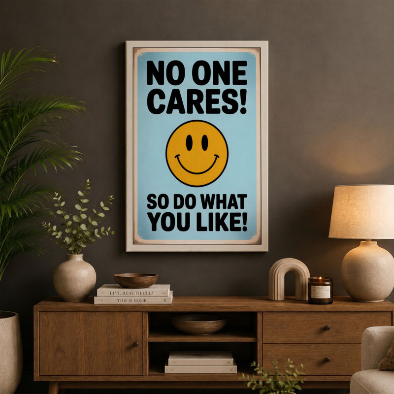 Do What You Like Modern - Wrapped Canvas, Cream Border, 24x16 - 61.0 x 40.6 cm