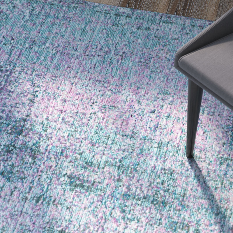 Mulhall Performance Solid Color Rug, Rectangle 5' x 8'