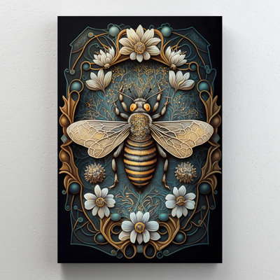 " Daisies And Bee "