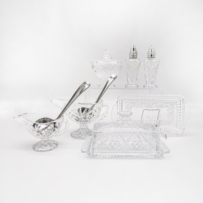 Dublin Crystal 8 Piece Hostess Serving Set