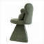 Fauteuil de chambre en velours pivotant à 360 degrés, fauteuil d'appoint à finition papillon vert-966364057