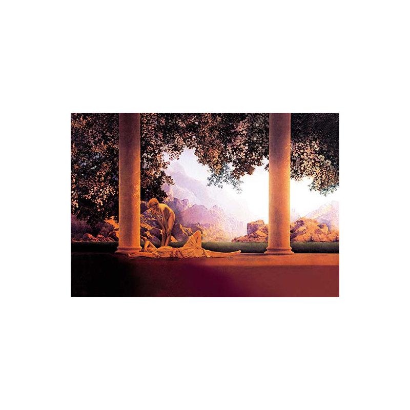 « daybreak » par maxfield parrish, impression