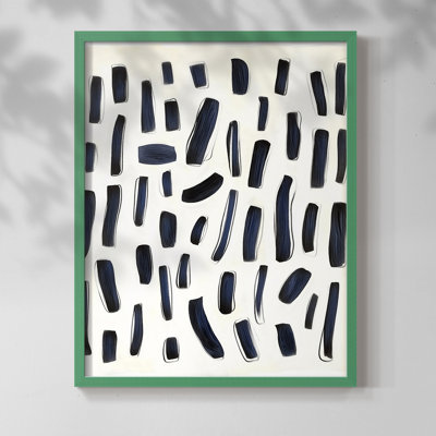 Série ABSTRACT DLxxvi - reproduction encadrée de qualité supérieure - prête à être accrochée - aucun clou requis