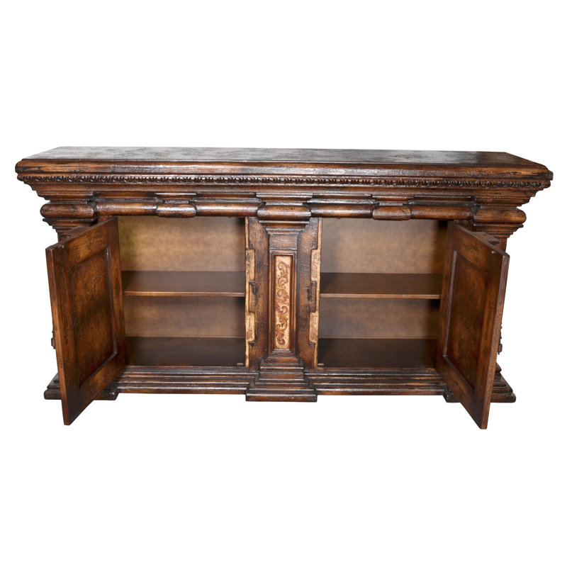 Belruse 97.5'' Solid Wood Sideboard