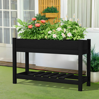 High-Density Polyethylene Elevated Planter