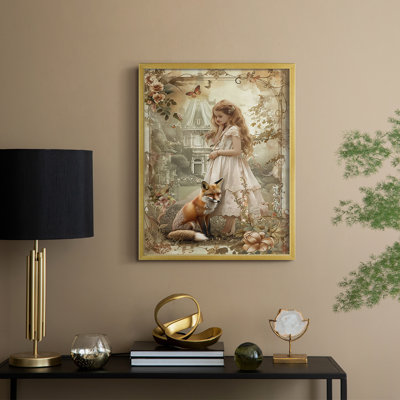 WOMEN Series CCCXCVI  -Premium Framed Print -Ready to Hang - No Nails Required