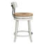 Tabouret de bar à hauteur de comptoir avec siège en ruppie maritime et conception à retour automatique-258382400