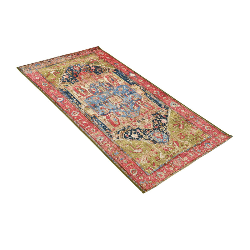 Multi Limon Indoor/Outdoor Traditional Rug, Runner 2' x 6'