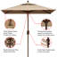 Parasol de marché carré 6 pi Nahlani-267458417
