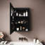 48.5mm W 70mm H Wall Mounted Optional Frameless Medicine Cabinet Mirror 2 Fixed-1417956479