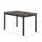 Faux Marble Top Metal Frame Dinette Table