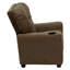 Contemporary Kids Recliner with Cup Holder-1550057903