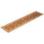 Tapis rouge / brun / beige noué à la main de conception unique 2 pi 7 po x 11 pi 10 po Virlee