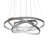 48" Wide Anillo 4 Ring Cascading Pendant