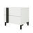 Queen-Sized 3-Piece Floating Bed Frame Set With Integrated LED Lighting And Two Stylish Nightstands