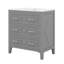 Ensemble de meuble-lavabo simple 30 po avec lavabo en céramique 30 po et 3 tiroirs-116925752-116925757