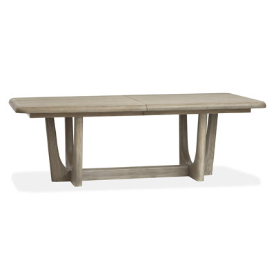 Table de salle à manger extensible à tréteaux