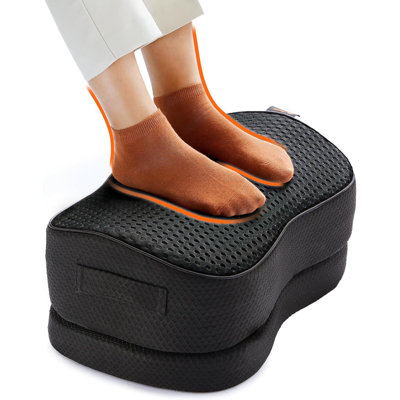 Repose-pieds sous le bureau - Repose-pieds réglable avec housse respirante et lavable
