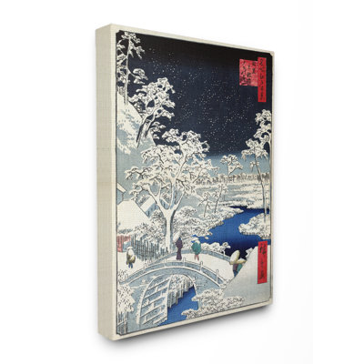 « eastern illustration snow », impression