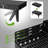 Black Portable Square Charcoal Grill