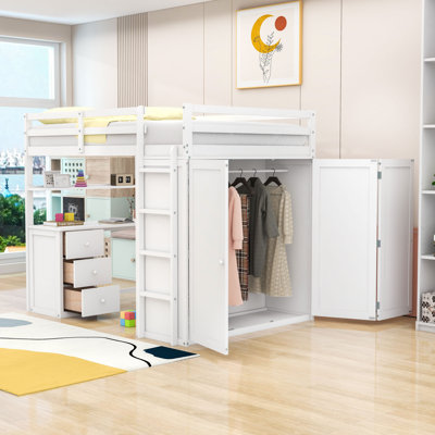Kids Twin Loft Bed