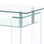 Table basse moderne en verre transparent For Living - 2 espaces de rangement avec espace chic