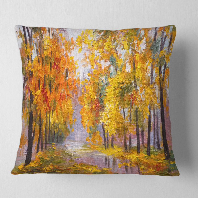 Housse et insert de coussin carré Forest, 18" x 18"