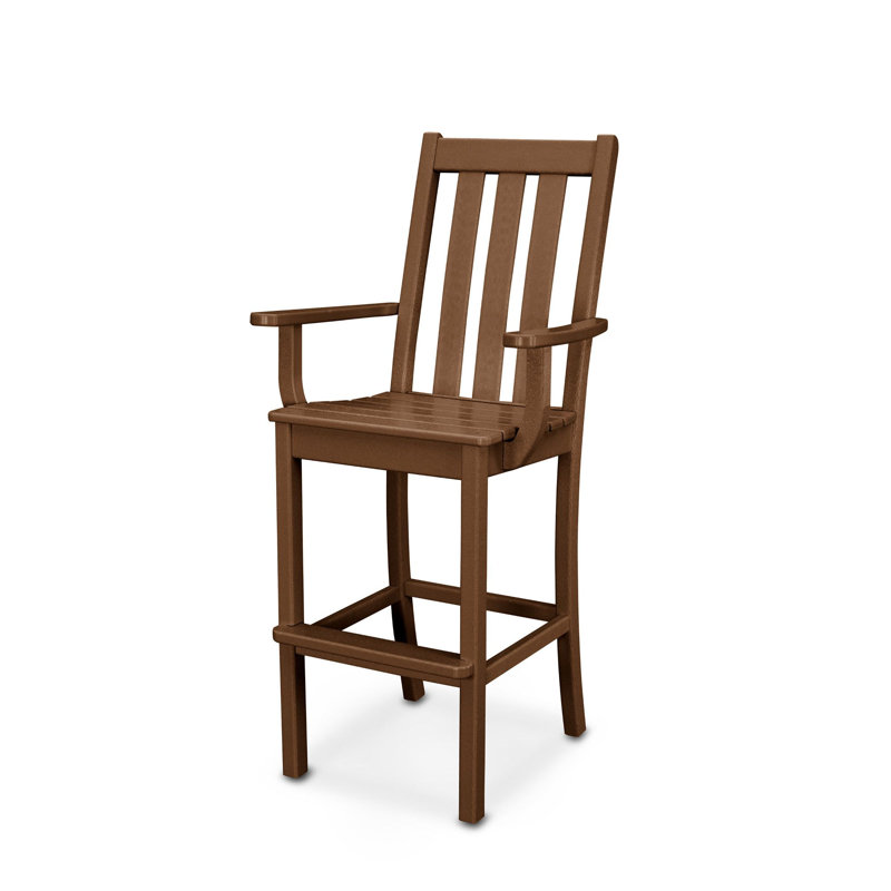 Chaise de bar POLYWOOD Vineyard, Teck