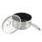 Circulon Stainless Steel Induction Cookware Set with SteelShield Hybrid Stainless and Nonstick Technology, 11 piece