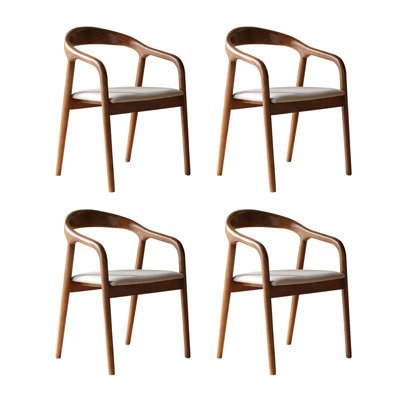 Retro Simple Casual Ash Wood Dining Chairs