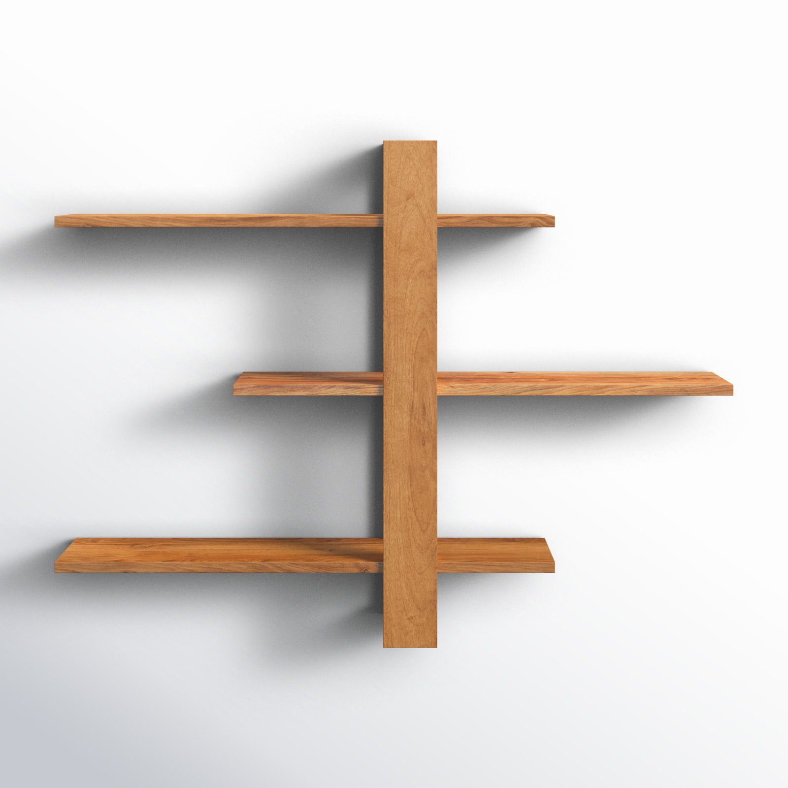 Marblewood 3 Piece Acacia Solid Wood Tiered Shelf with Adjustable Shelves | Joss & Main