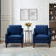 Chaise en velours bleu marine, confortable, salon et chambre à coucher, fabrication, pour chambre, chambre à coucher