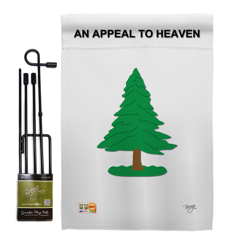 Double Sided 18.5'' H x 13'' W Polyester Flag Set