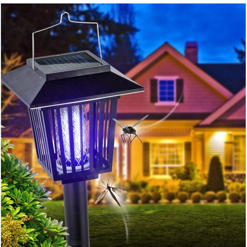 2 Pack Solar Hanging Lantern Lights - Outdoor Waterproof Decorative Lanterns with Switchable Warm/White LED Glow for Patio, Garden, Yard, Front Porch - Retro LED Lighting for Halloween, Holiday Decor