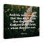 Life Eternal John 17:3 - Wrapped Canvas Print-295207356