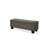 Linen Blend Upholstered Storage Bench