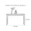 Console classique en bois massif minimaliste