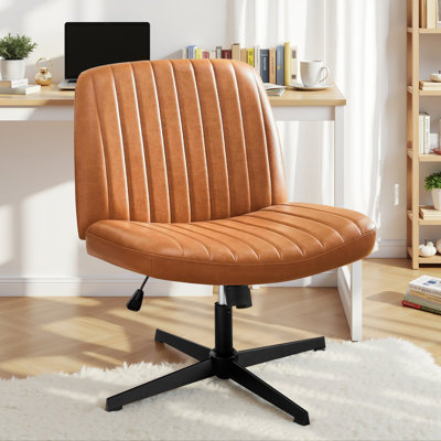 Ovidia Upholstered Armless Swivel Task Chair