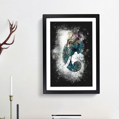 Elephant Profile - Framed Print