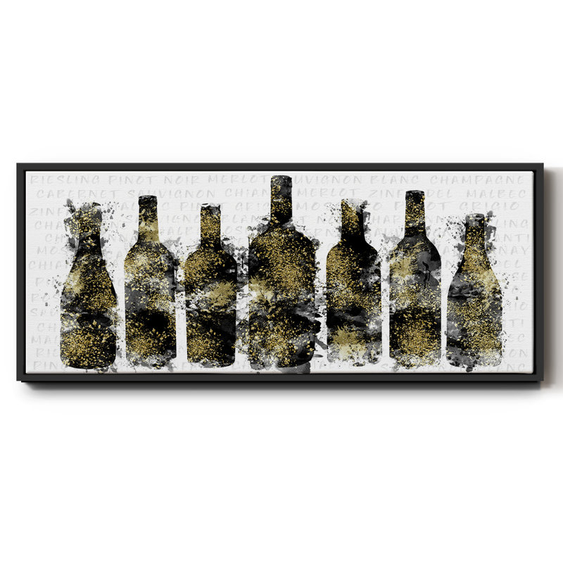 Vin sélection - toile encadrée
