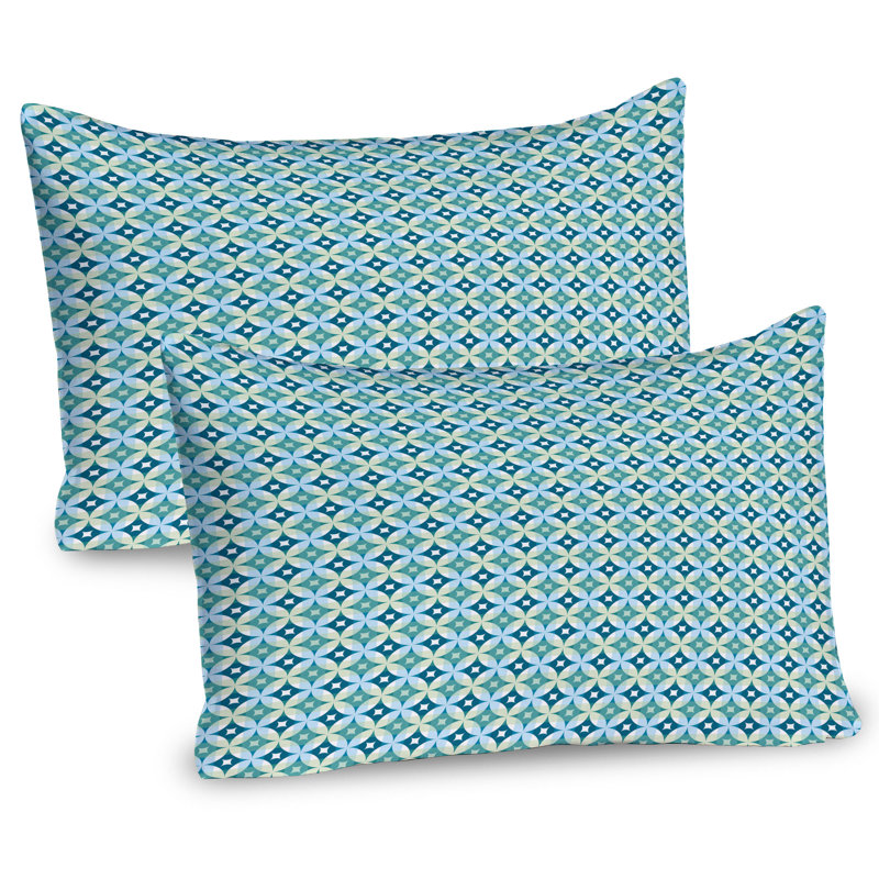 Ensemble de 2 taies décoratives Ambesonne Mid Century, H 20 po x l 36 po