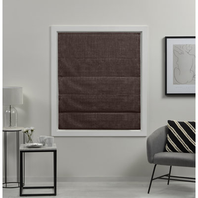 Exclusive Home Acadia 100% Blackout Roman Shade