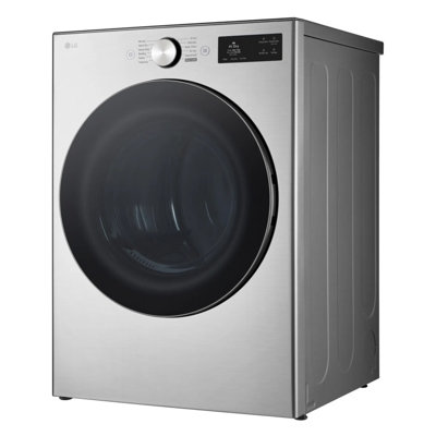 Lg 7.4 Cu Ft Smart Front Load Dryer With Ai Sensor Dry In Graphite Steel