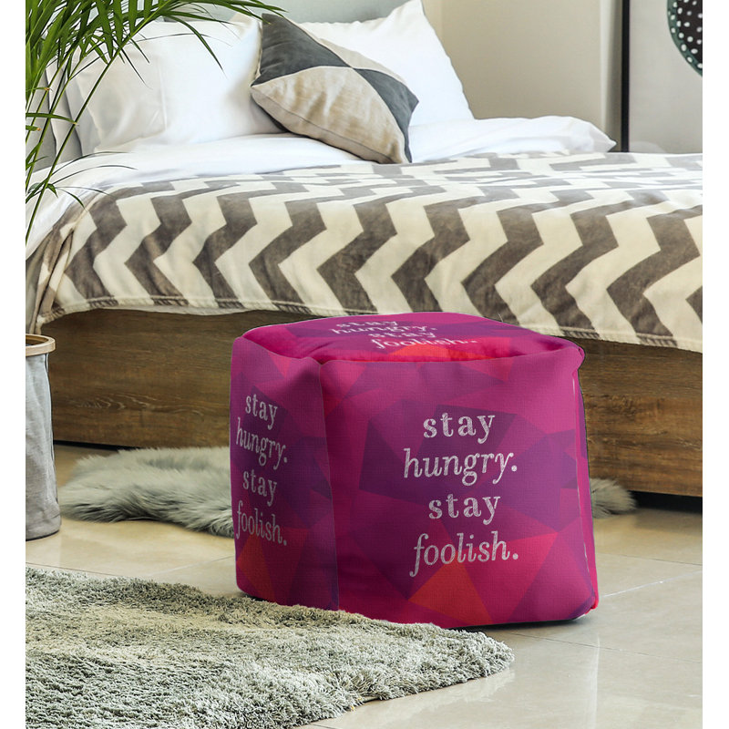 Repose-pieds cube, Rubellite