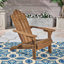 Chaises Adirondack en bois avec pieds robustes