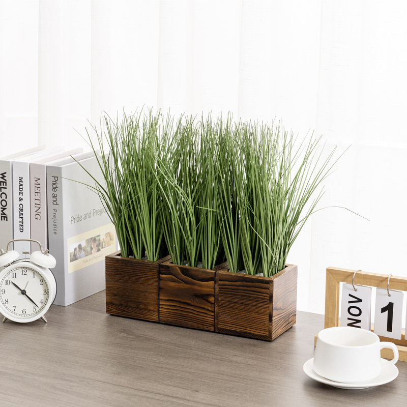 34.04cm Faux Onion Grass Grass