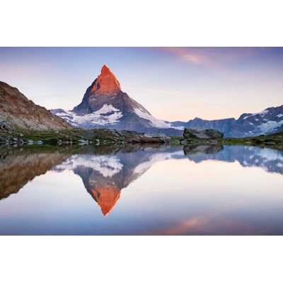 " Matterhorn Reflection On Water "