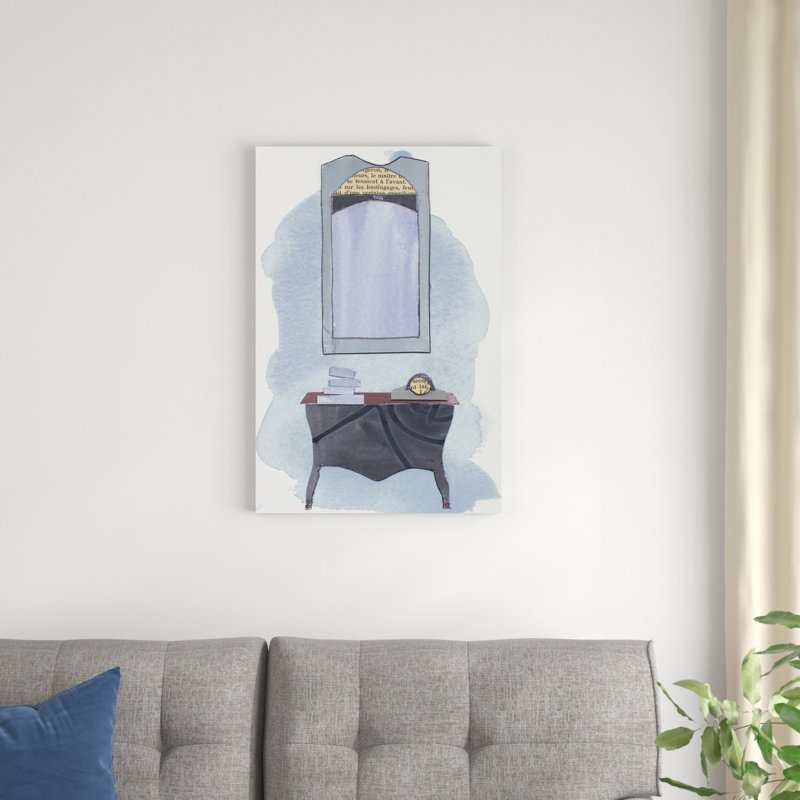 Chateau Interior II, H 30 po x l 20 po x P 1,25 po