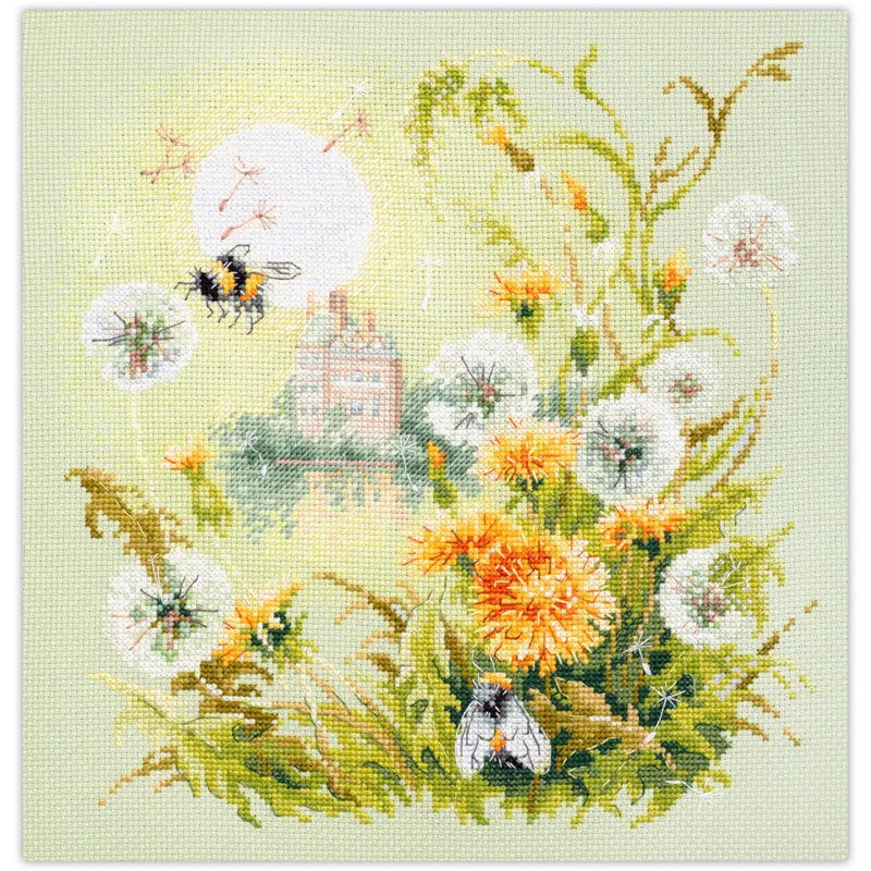  Ensemble de point de croix compté, Meadow Stories. Bourdon 510-354