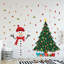 Adhésif décoratif mignon bonhomme de neige
